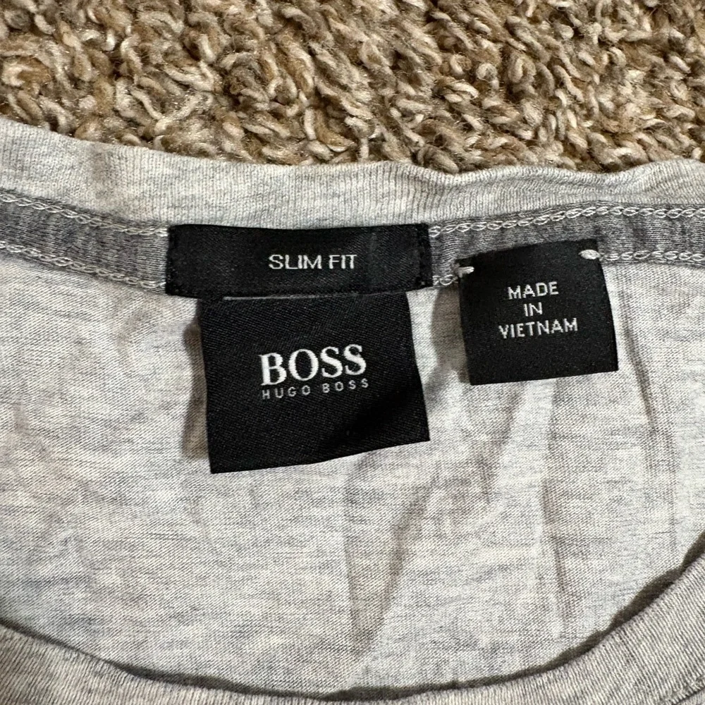 Hugo Boss Light Gray Short Sleeve Tee - Picture 3 of 7